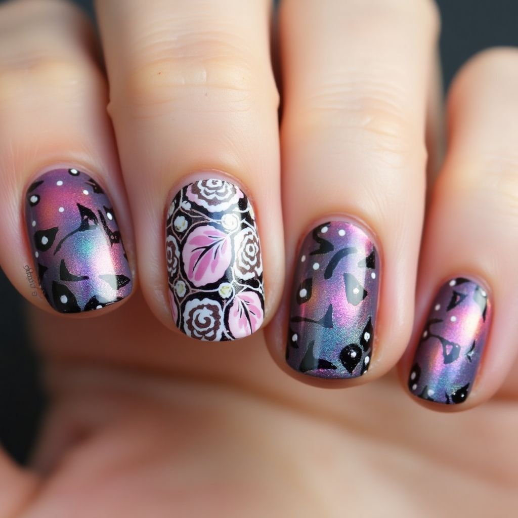 Nail Polish Round Nail Design