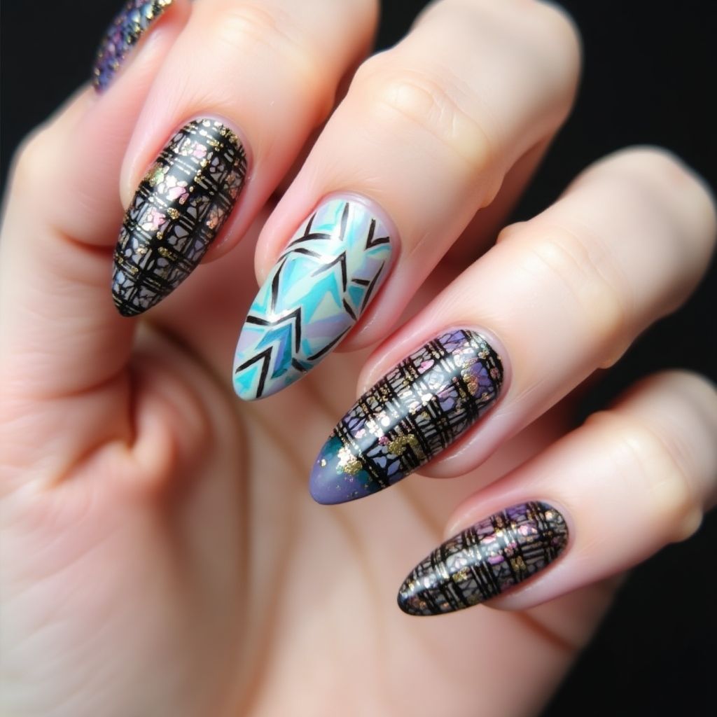 Stiletto Nail Vinyls Nail Design