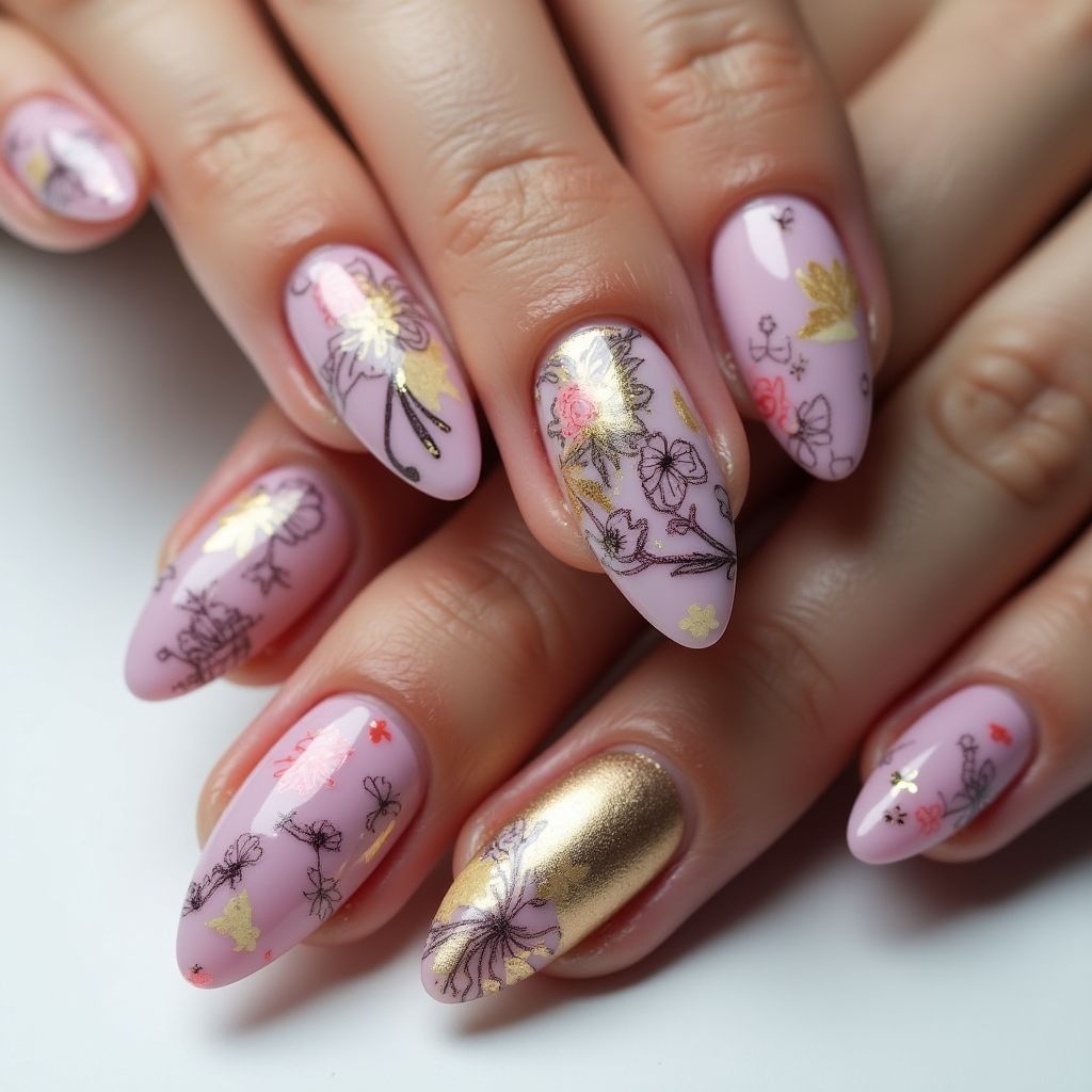 Coffin Wax Pencils Nail Design