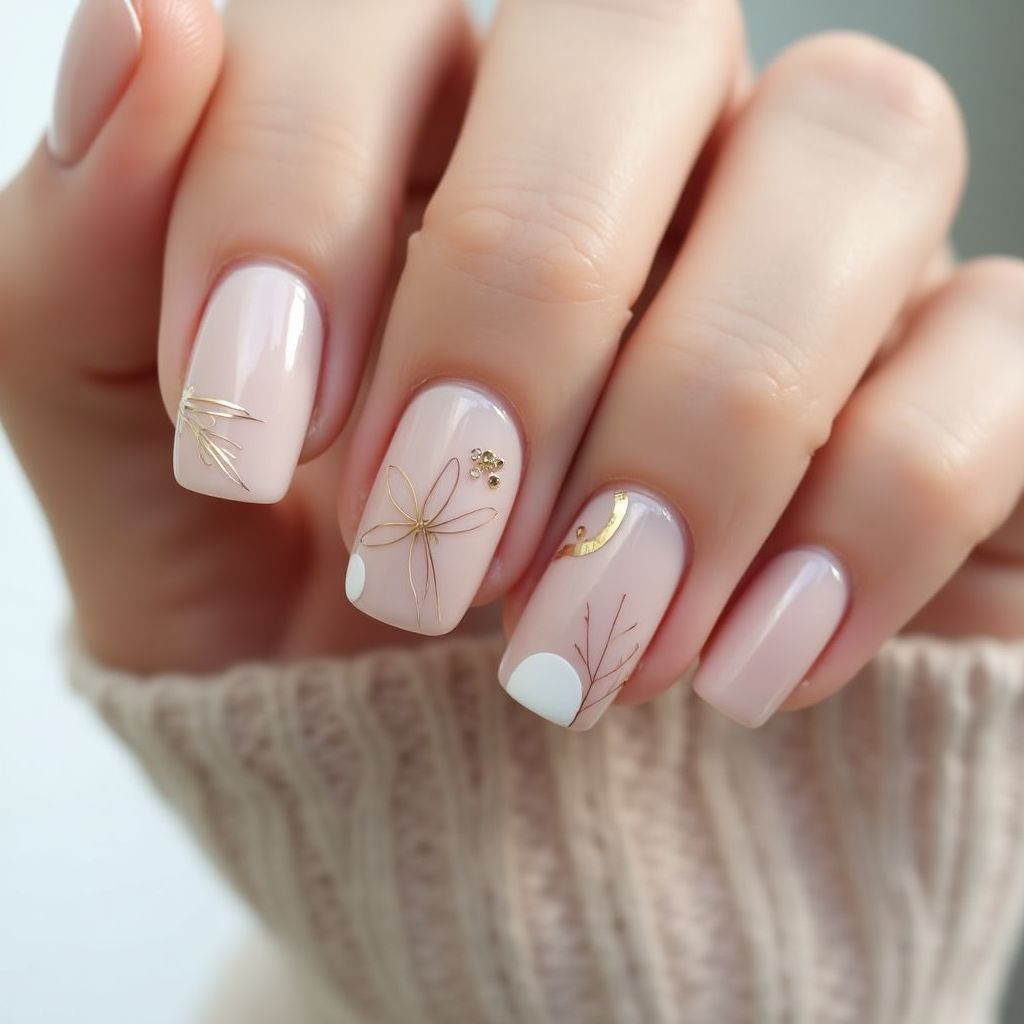 Skin Barriers Square Nail Design
