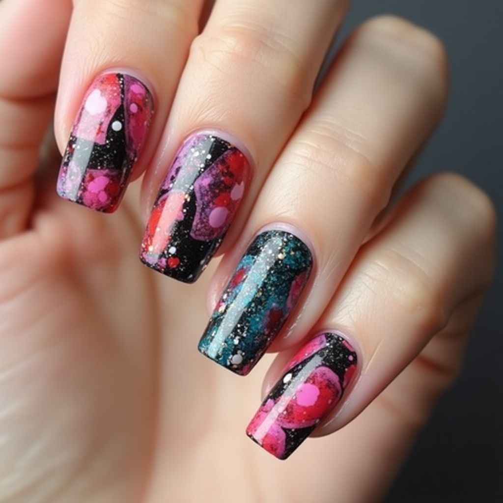Square Nail Art Brushes Nail Design