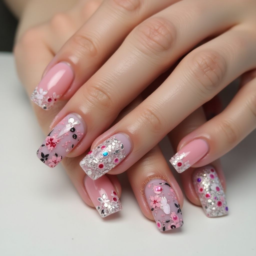 Square Nail art brushes Nail Design