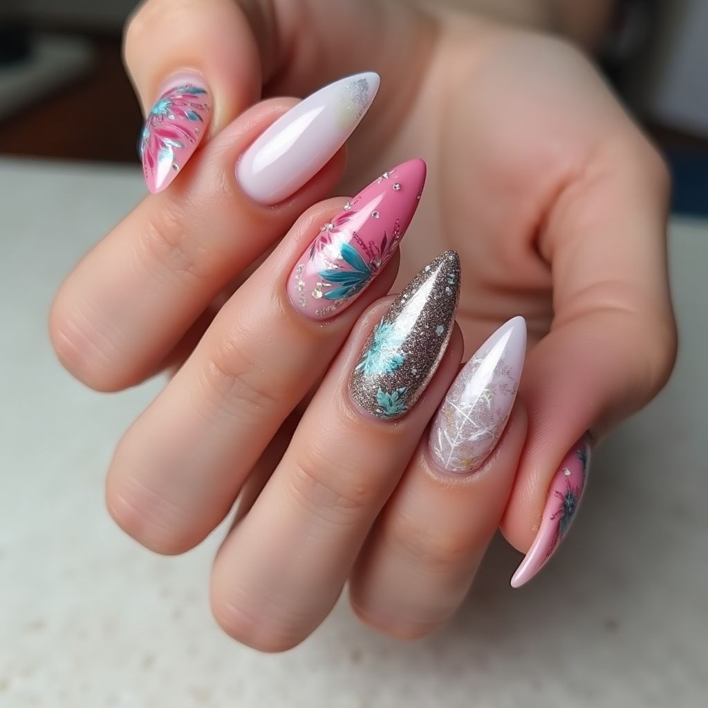 Stiletto Nail Vinyls Nail Design