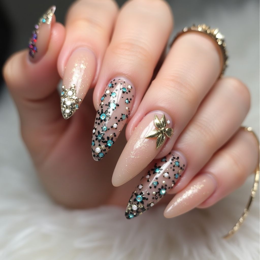 Nail Art Brushes Stiletto Nail Design