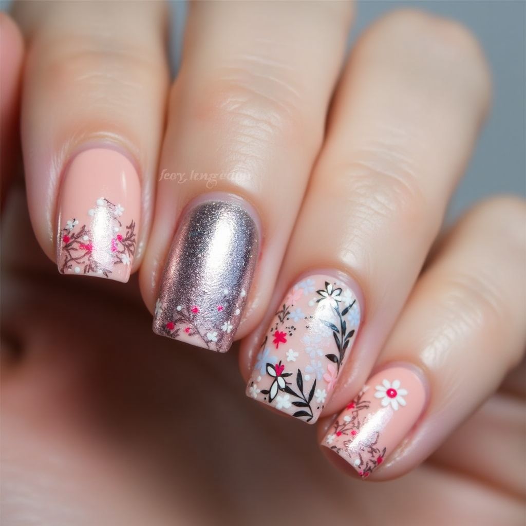 Round Builder Gel Nail Design