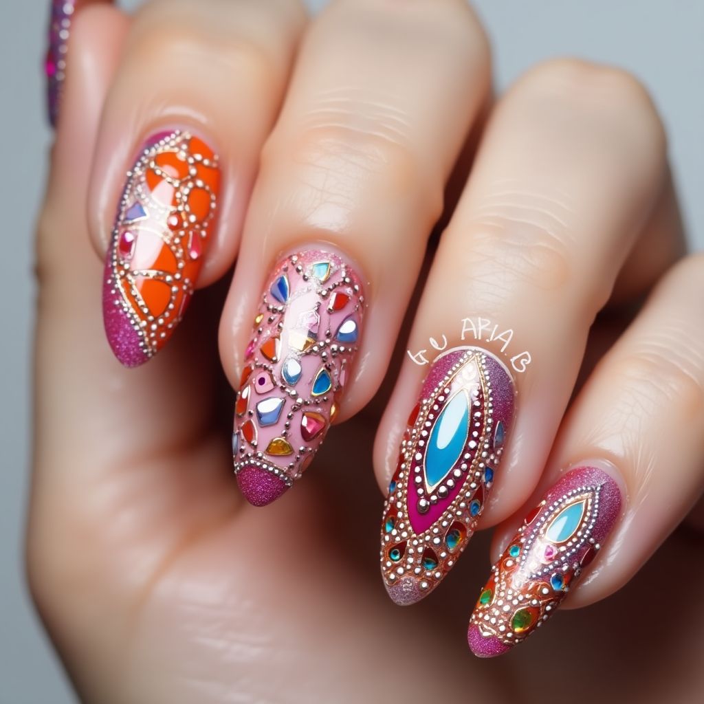 Stiletto Dotting tools Nail Design
