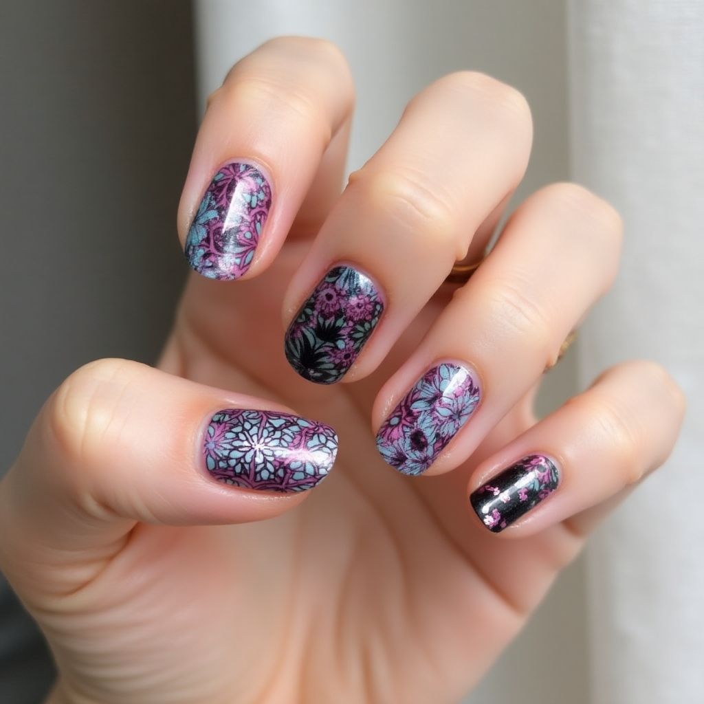 Round Nail stickers Nail Design