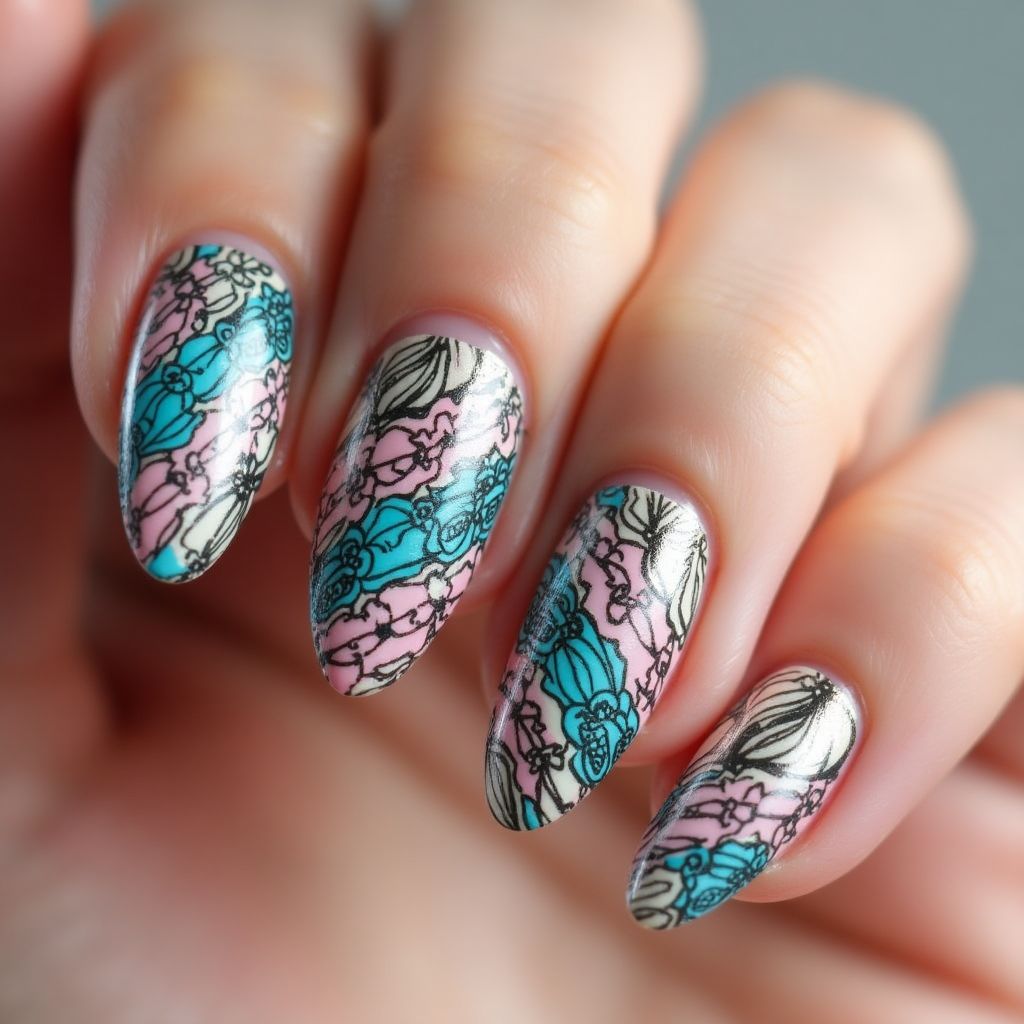 Stiletto Wax Pencils Nail Design