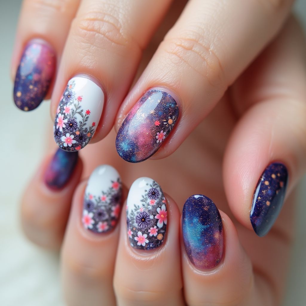 Nail Stickers Round Nail Design
