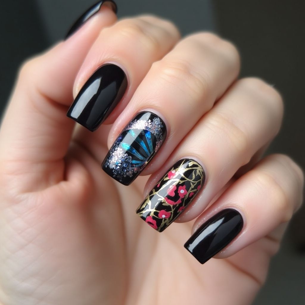 Base Coat Coffin Nail Design