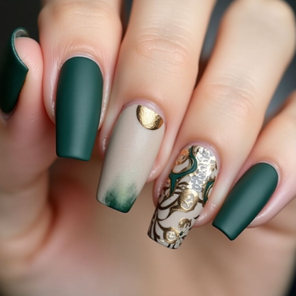 Skin Barriers Square Nail Design
