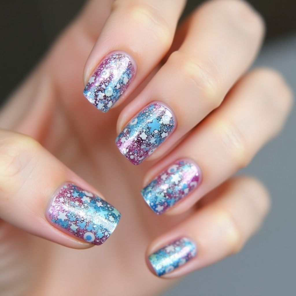 Round Nail Stickers Nail Design
