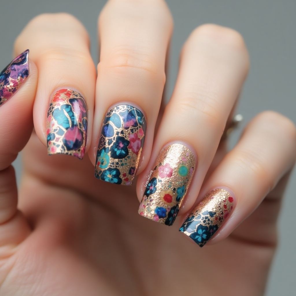 Round Nail Polish Nail Design