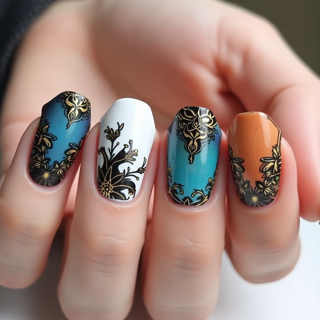 Coffin Nail Decals Nail Design