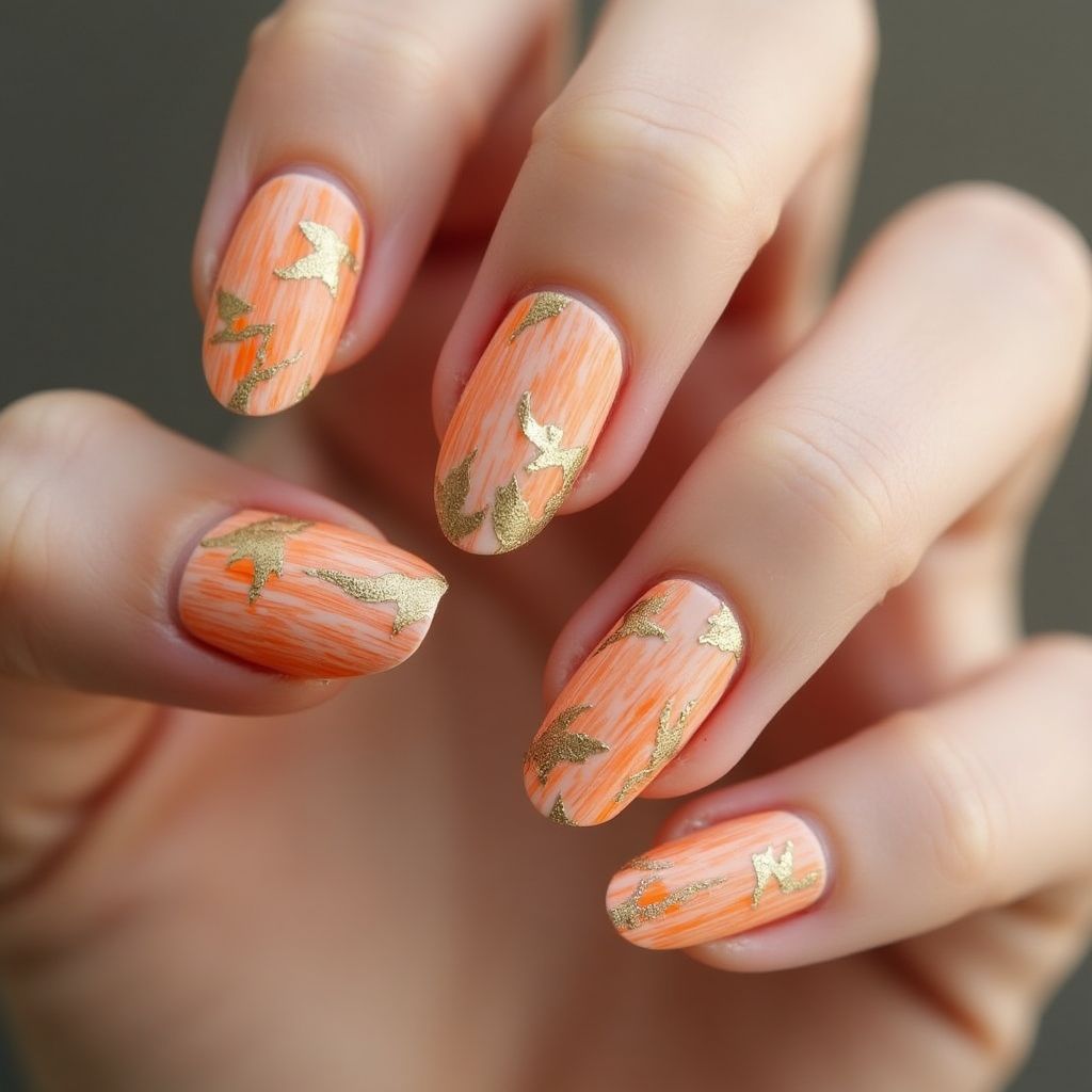 Orangewood Sticks Round Nail Design