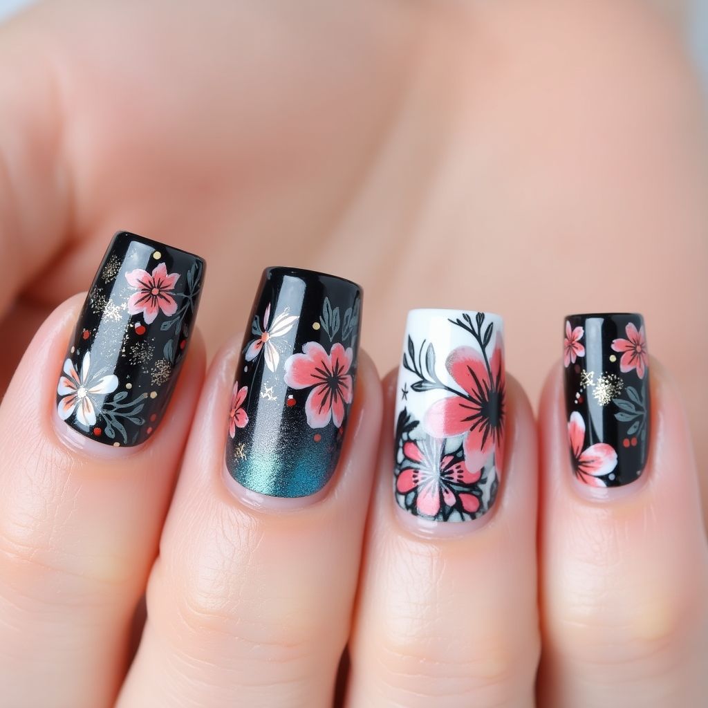 Nail Art Brushes Square Nail Design