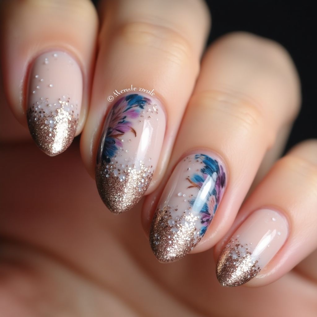 Almond Nail Polish Nail Design