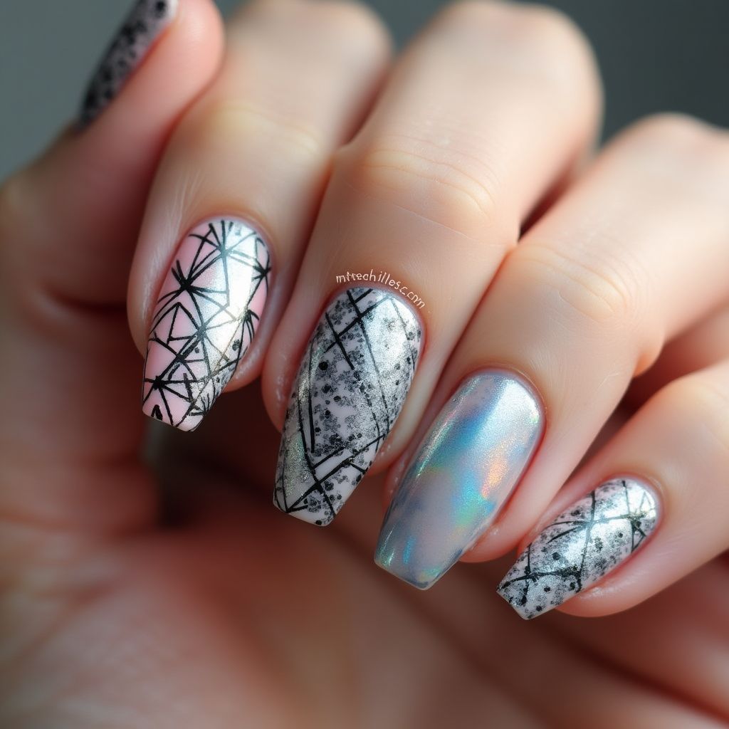 Coffin Nail Polish Nail Design