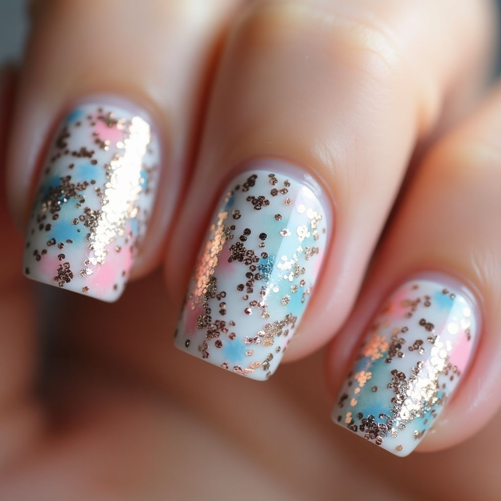 Round Nail Polish Nail Design
