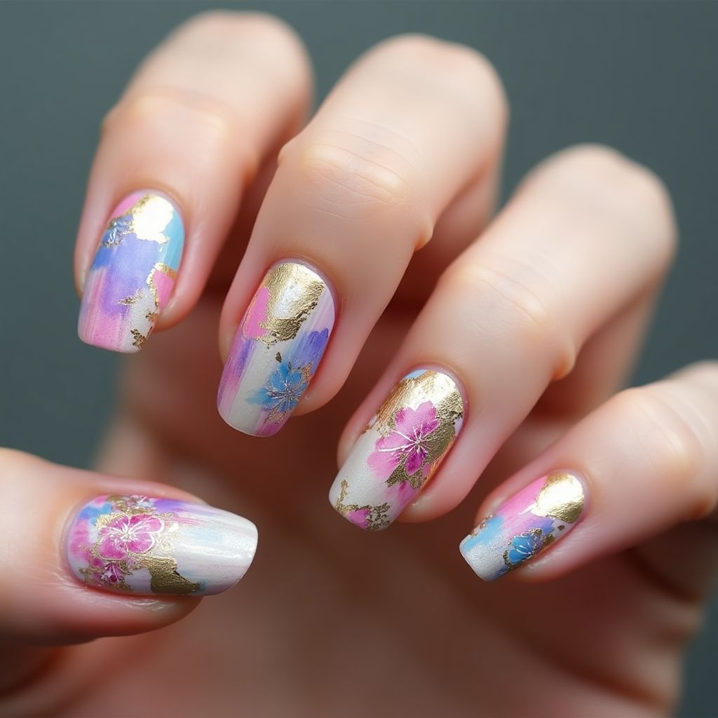 Coffin Wax Pencils Nail Design