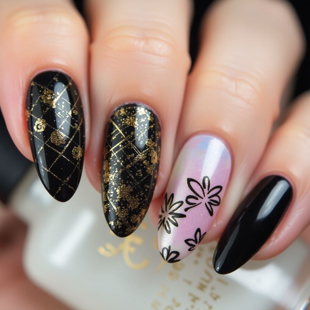 Nail Vinyls Stiletto Nail Design