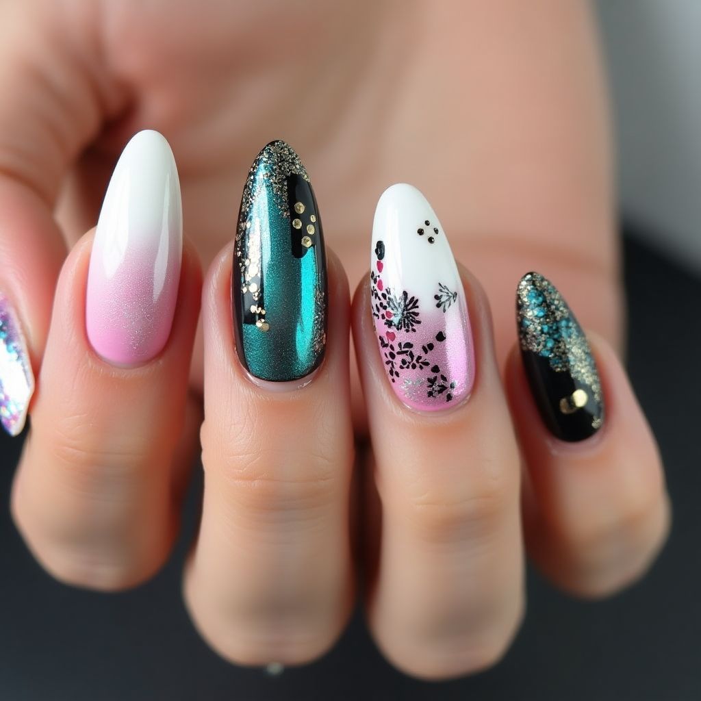 Coffin Nail Polish Nail Design