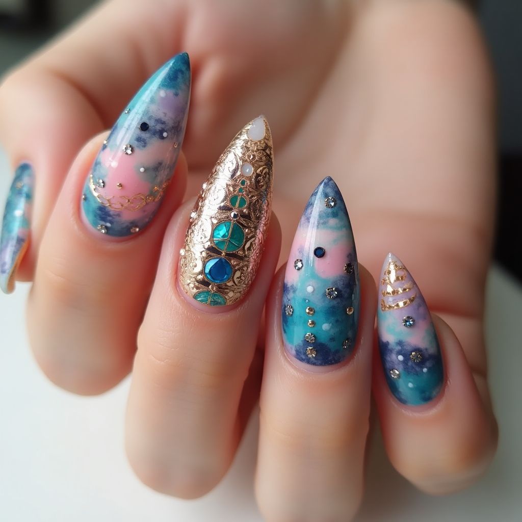 Stiletto Nail stickers Nail Design