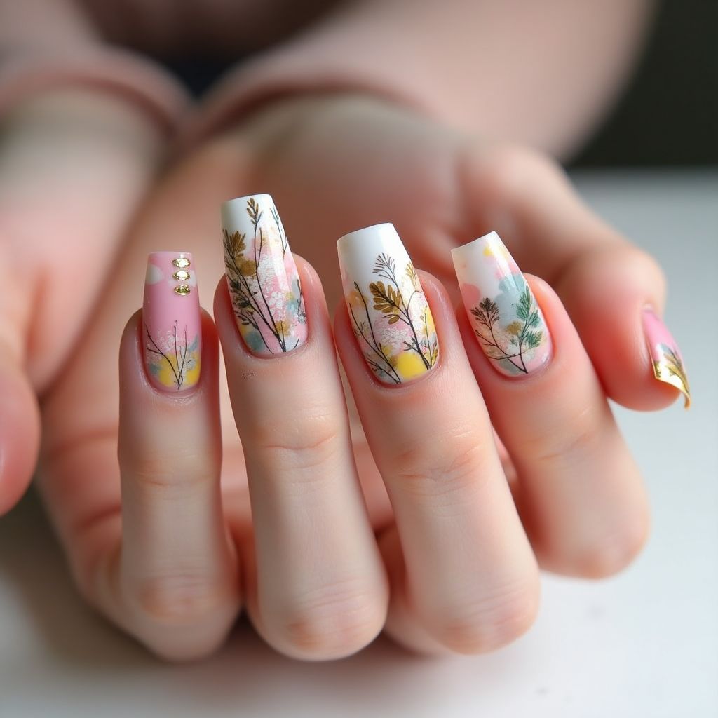 Square Nail Art Brushes Nail Design