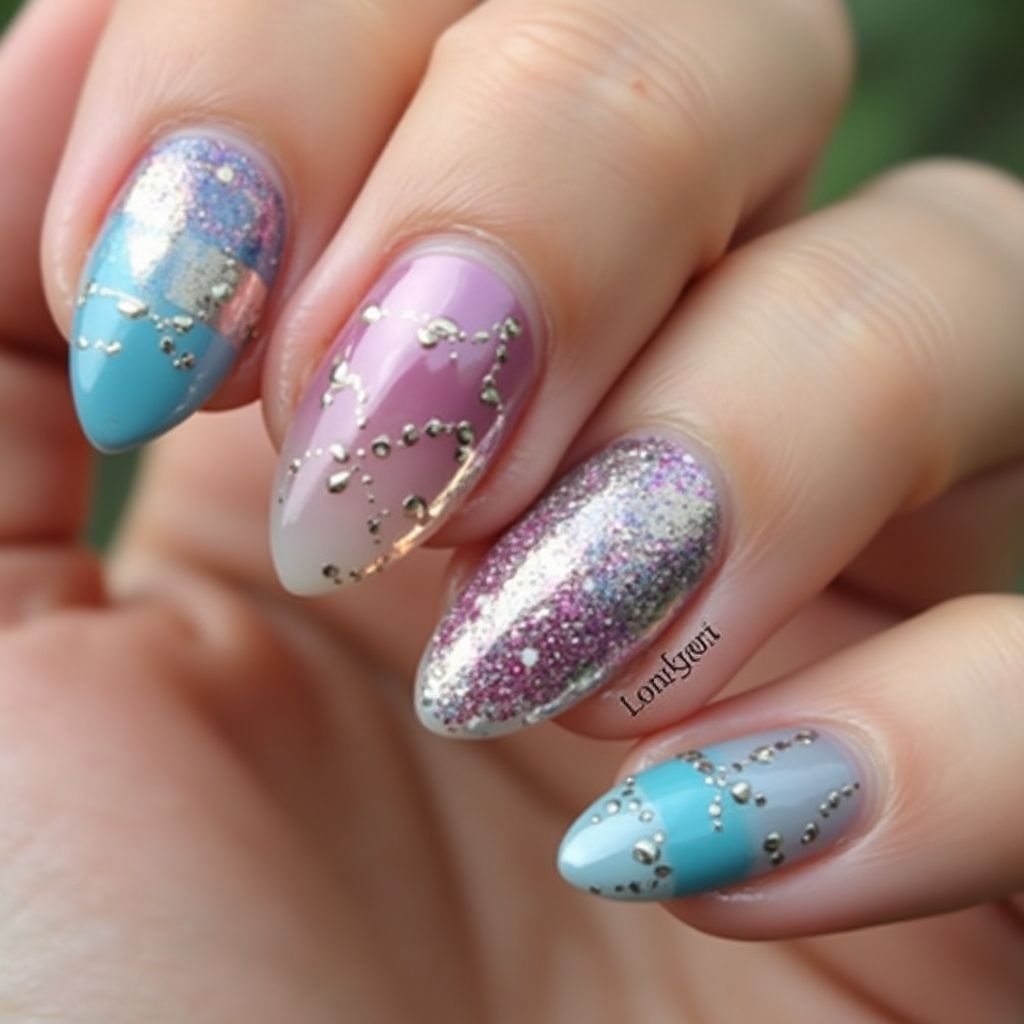 Nail Polish Almond Nail Design
