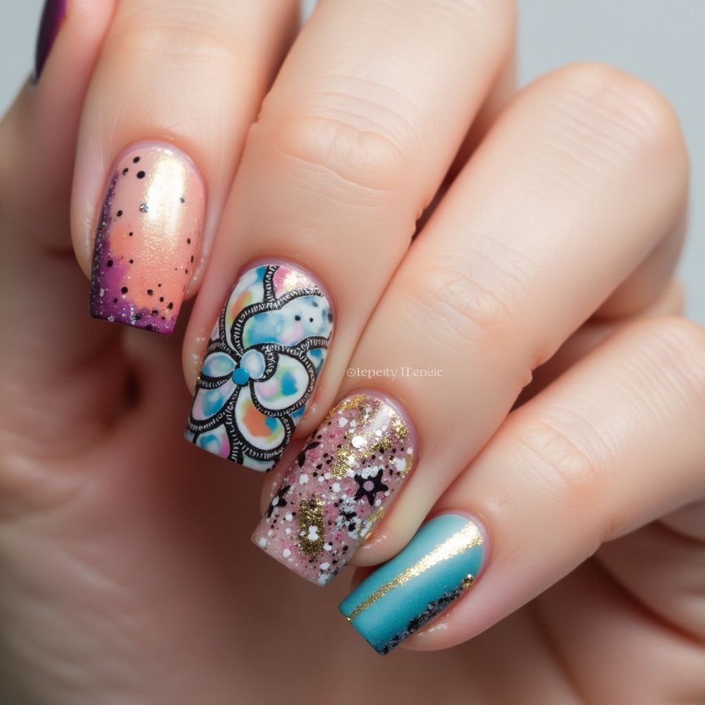 Nail Art Brushes Round Nail Design