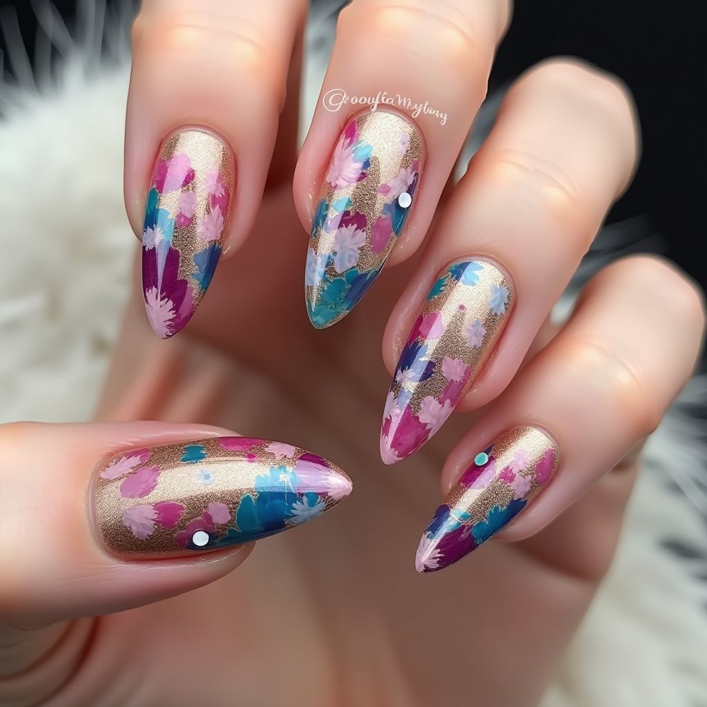 Stiletto Nail Glue Nail Design