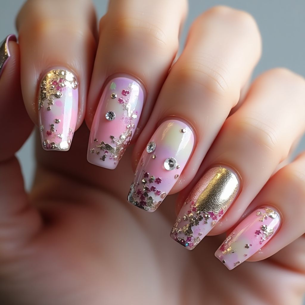 Nail Art Brushes Coffin Nail Design