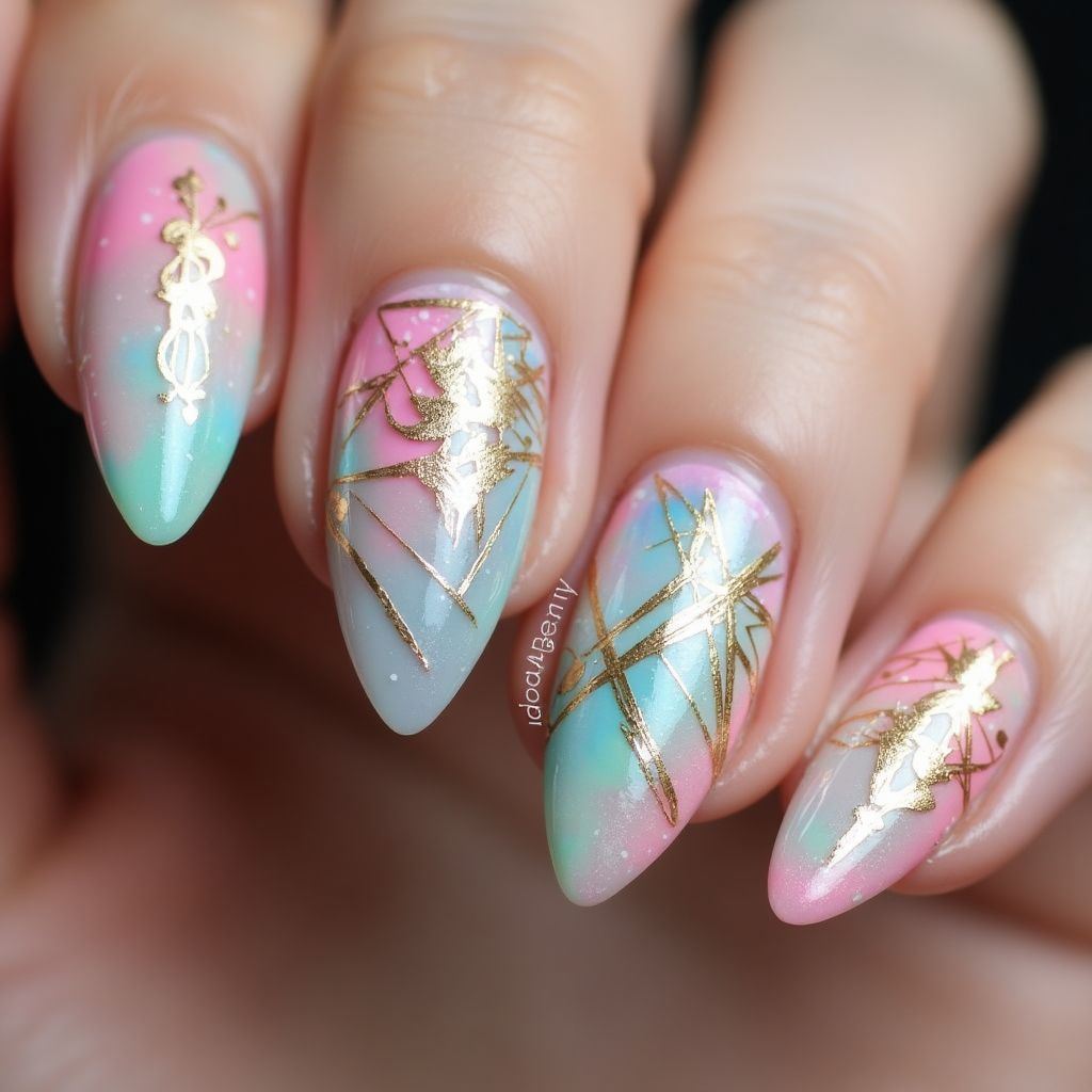 Stiletto Skin Barriers Nail Design