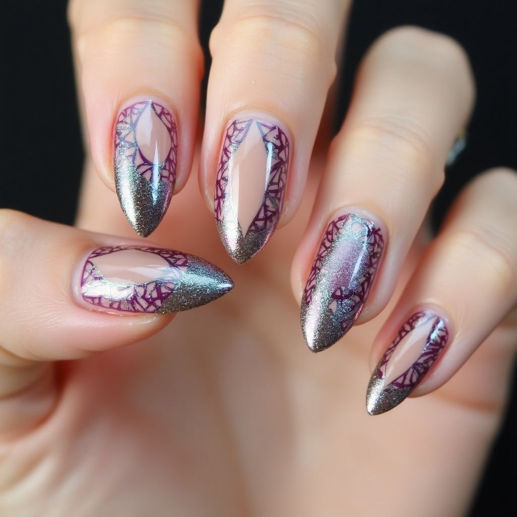 Nail Polish Almond Nail Design