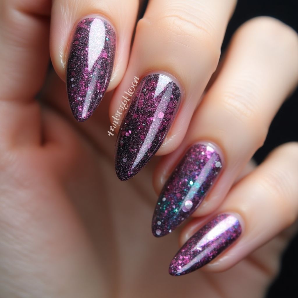 Stiletto Specialty Powders Nail Design