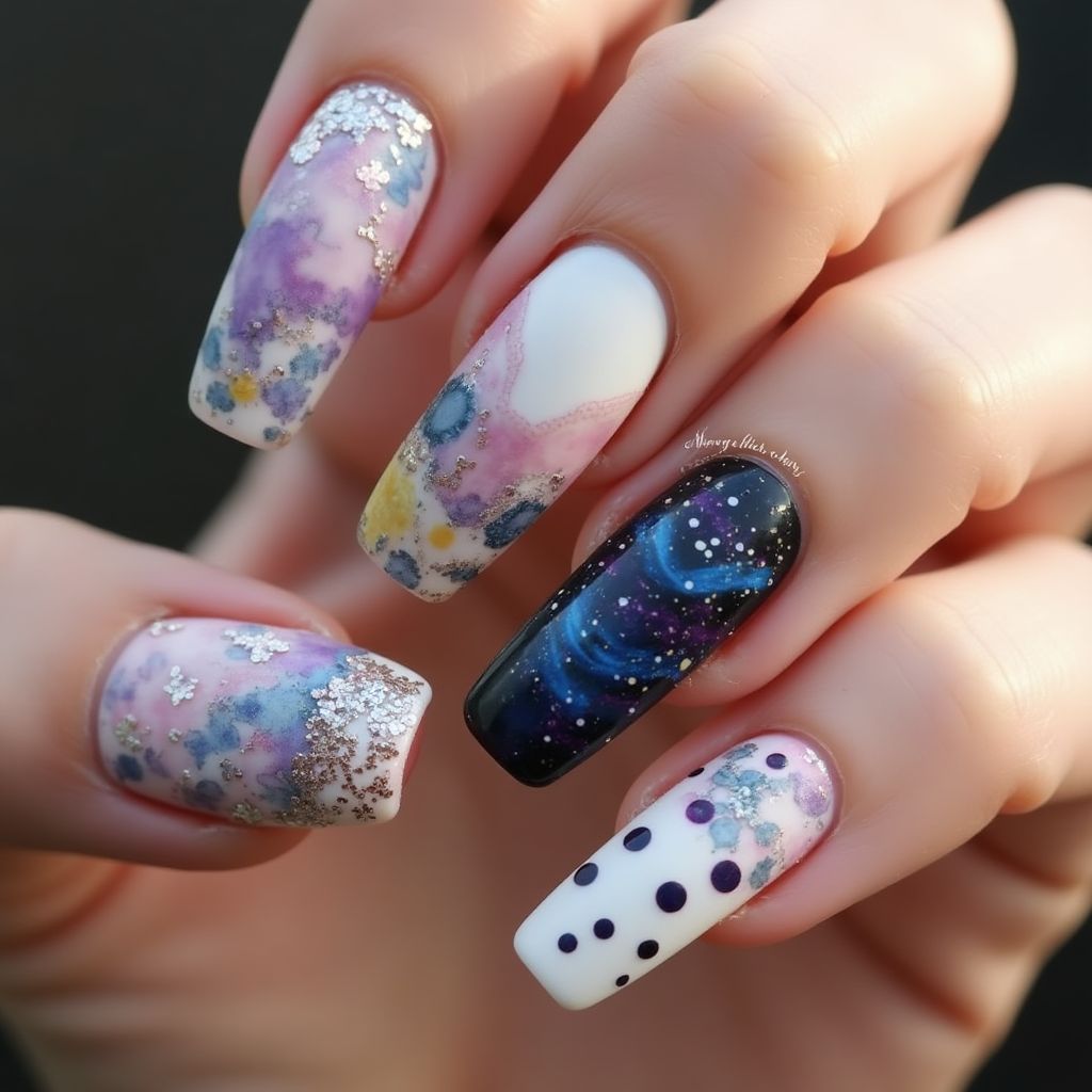 Toothpicks Coffin Nail Design