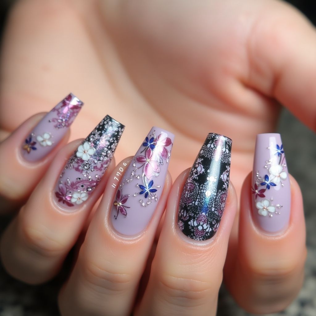 Nail Stickers Stiletto Nail Design
