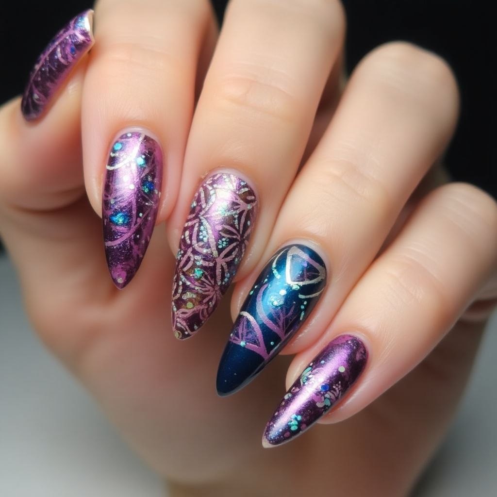 Coffin Nail Decals Nail Design