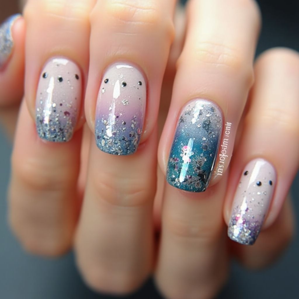 Square Nail Polish Nail Design
