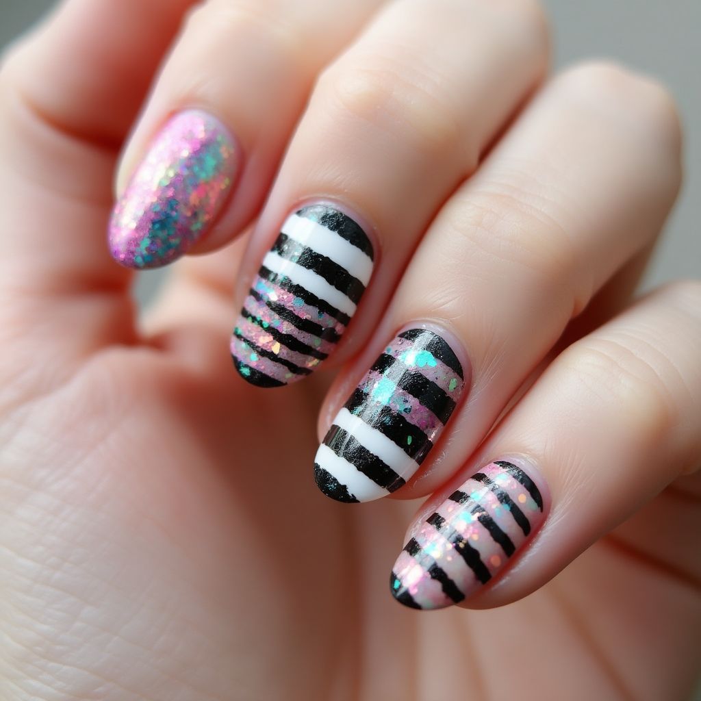 Nail Vinyls Stripes And Lines Nail Design