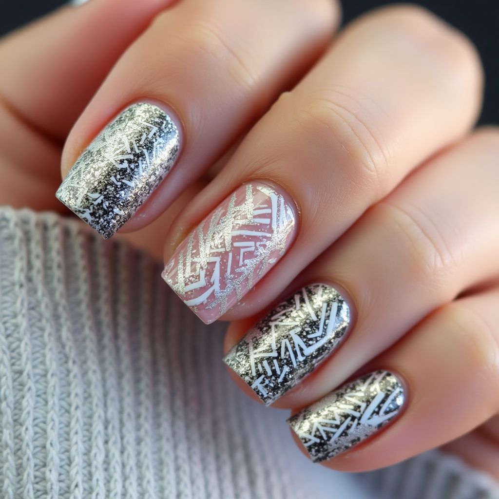 Stamping Plates Stripes And Lines Nail Design