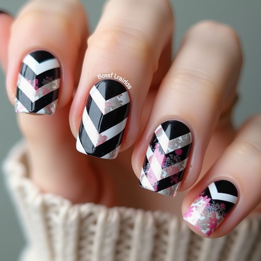 Nail Vinyls Stripes And Lines Nail Design