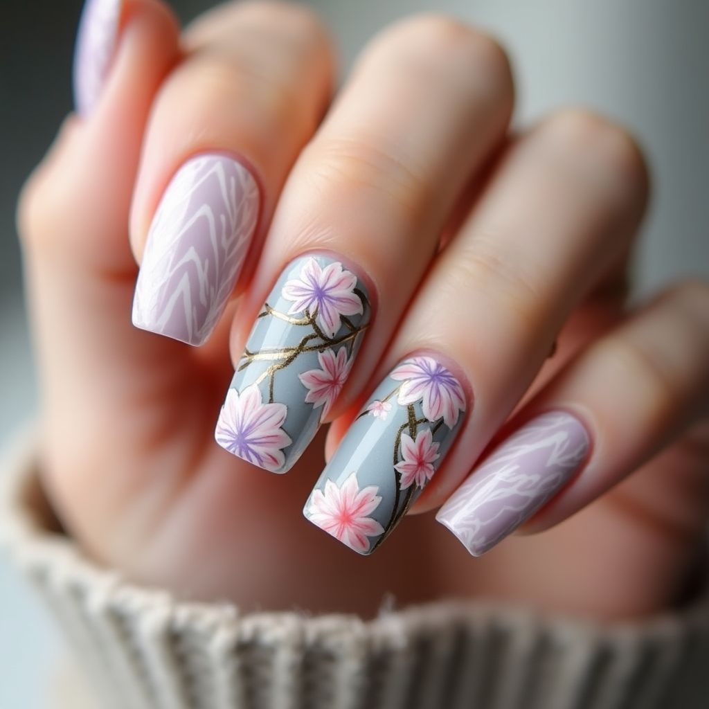 Nail Stickers Freehand Art Nail Design