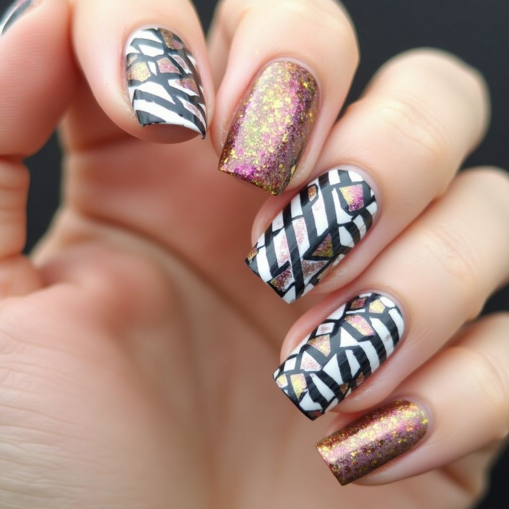 Striping Tape Stripes And Lines Nail Design