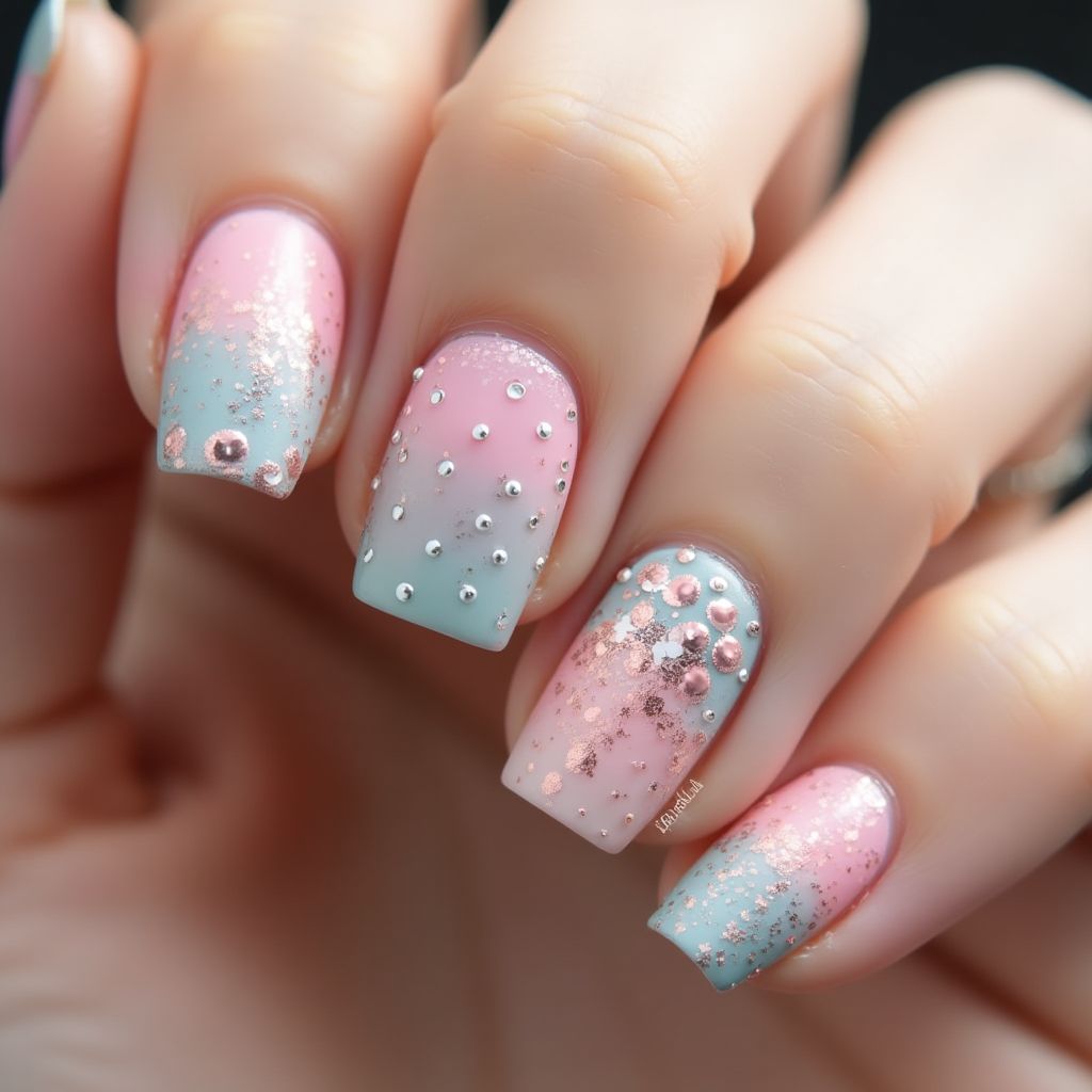 Nail Decals Dotting Nail Design