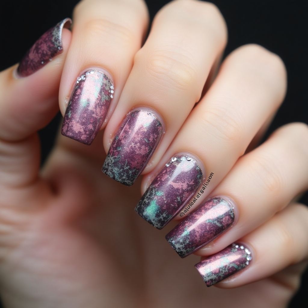 Specialty Powders Freehand Art Nail Design