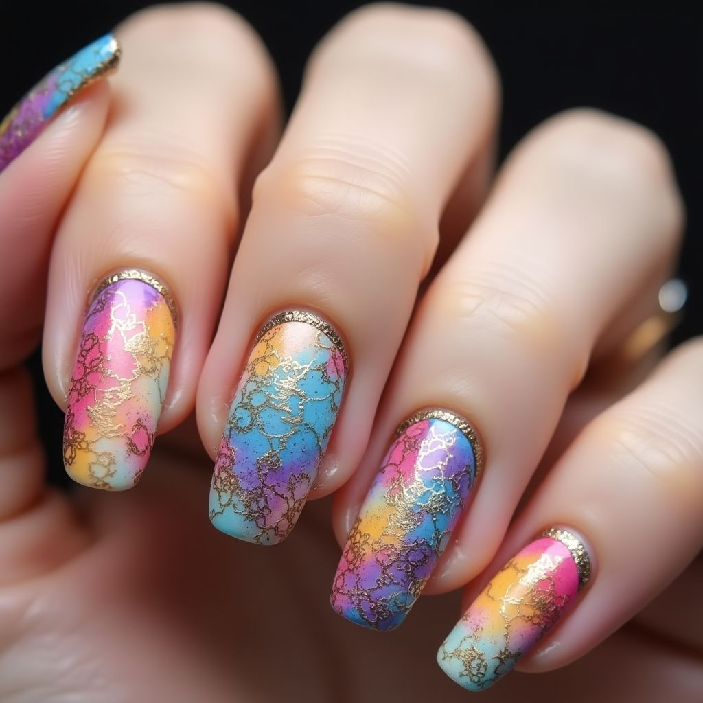 Wax Pencils Freehand Art Nail Design