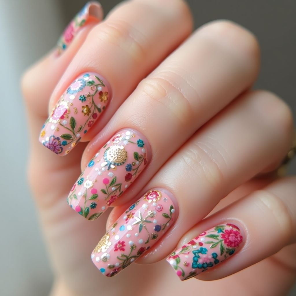 Nail Stickers Dotting Nail Design