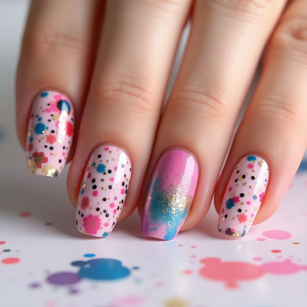 Nail Art Brushes Dotting Nail Design