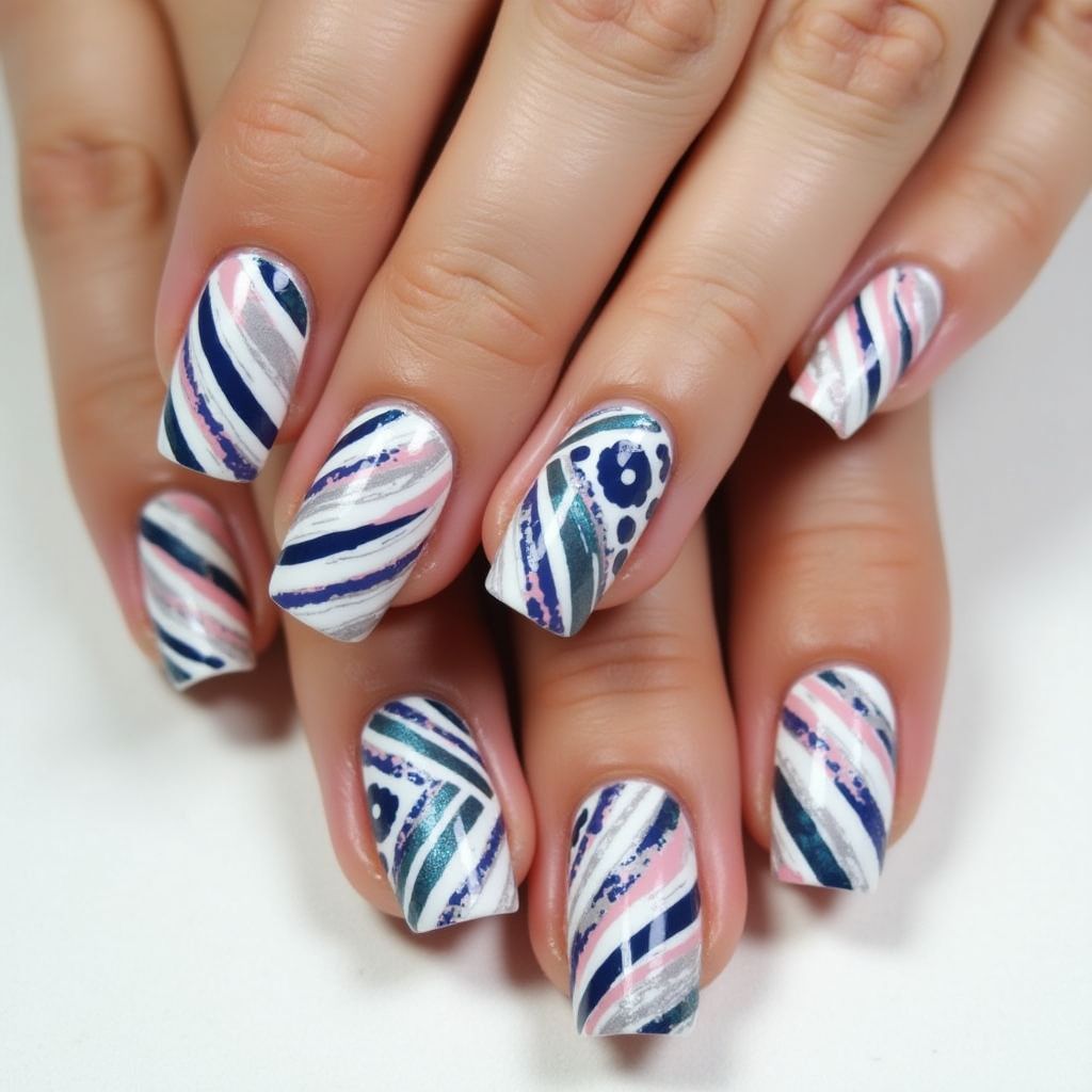 Nail Vinyls Stripes And Lines Nail Design